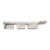 Side step bracket right swivel TRS branded silver