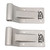 Handle bracket TRS branded silver