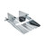Step brackets double fold down set silver