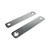 Step brackets double fold down set silver