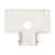 Spot light bracket 105mm light silver