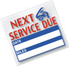 Stock Service Reminder Stickers