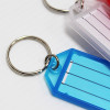 Transparent Plastic Snap Key Tags