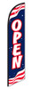 Swooper Banner - OPEN (Red, White & Blue) - Qty. 1