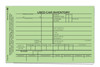 Used Car Inventory Card - 2 Part - 6-5/8" x 4-1/4" - Qty. 100