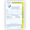 Yellow Highlight Night Drop Envelope - NDE-YH