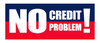 Windshield Banner - No Credit!/No Problem! - Qty. 1