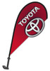 3D Clip on Paddle Flag - Toyota - Qty. 1