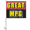 Standard Clip-On Flag - Great MPG - Qty. 1