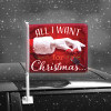 Holiday Clip-On Car Flag