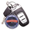 Domed Chrome Plated Key Tags