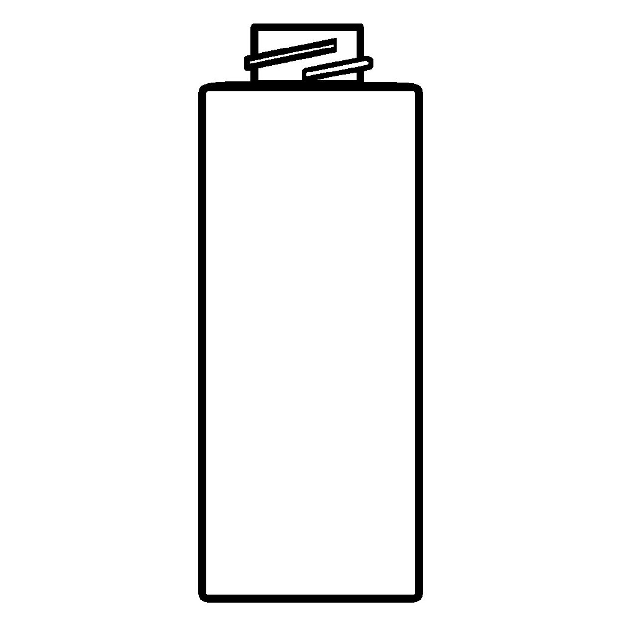 8oz LDPE Cylinder Bottle