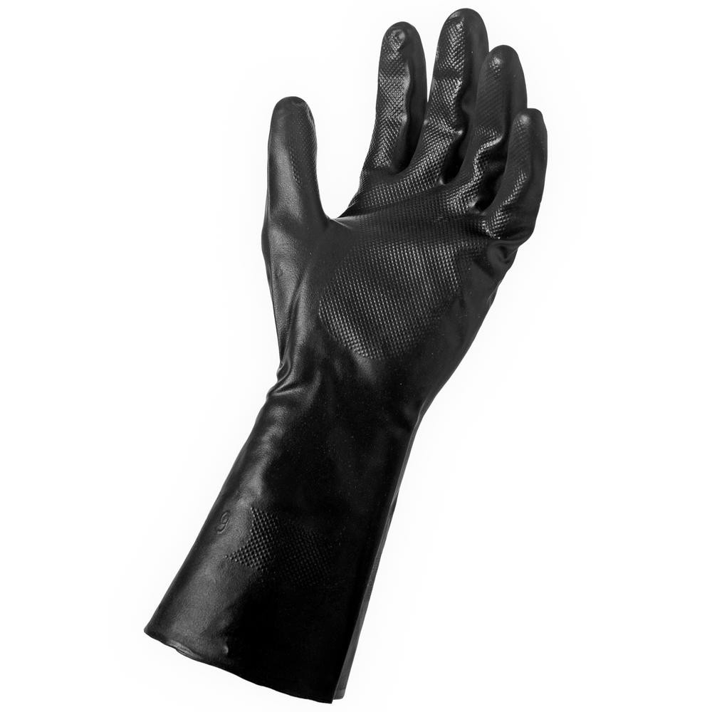 Black PVC Rubber Gloves - Karn Automotive Products