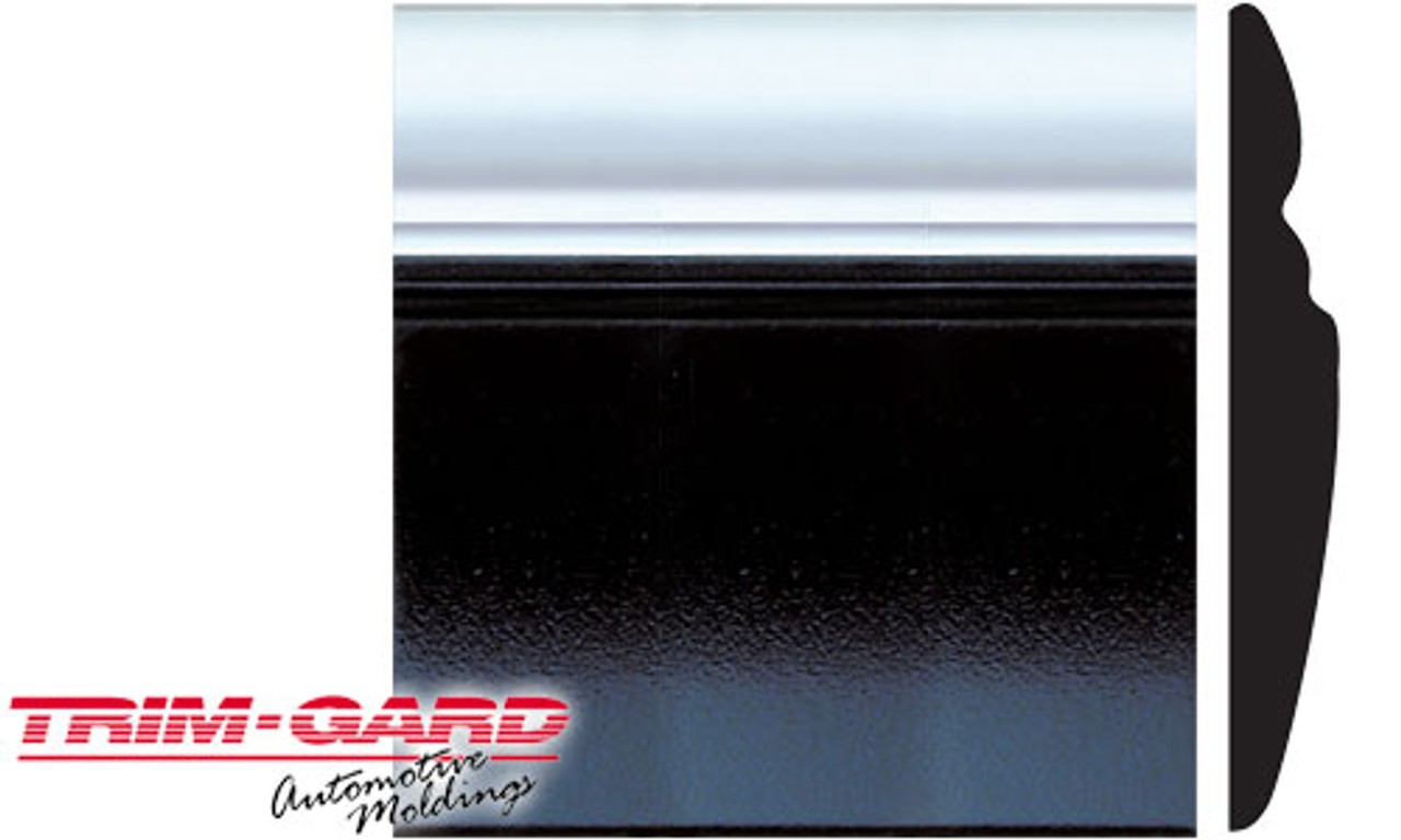 Black/Chrome S-10 Molding