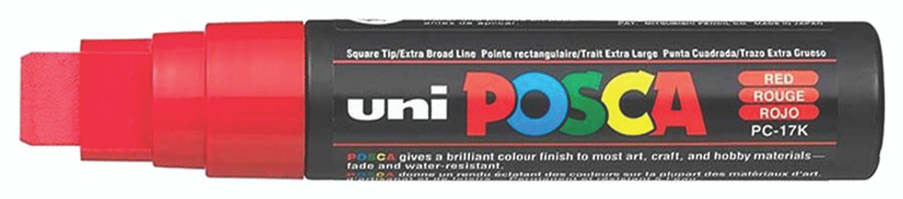 Posca Pens: PC-17K Extra Broad Tip - 8 colours: Black - £7.40