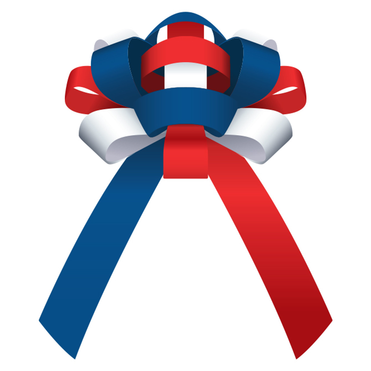 30" Jumbo Magnetic Bow Patriotic