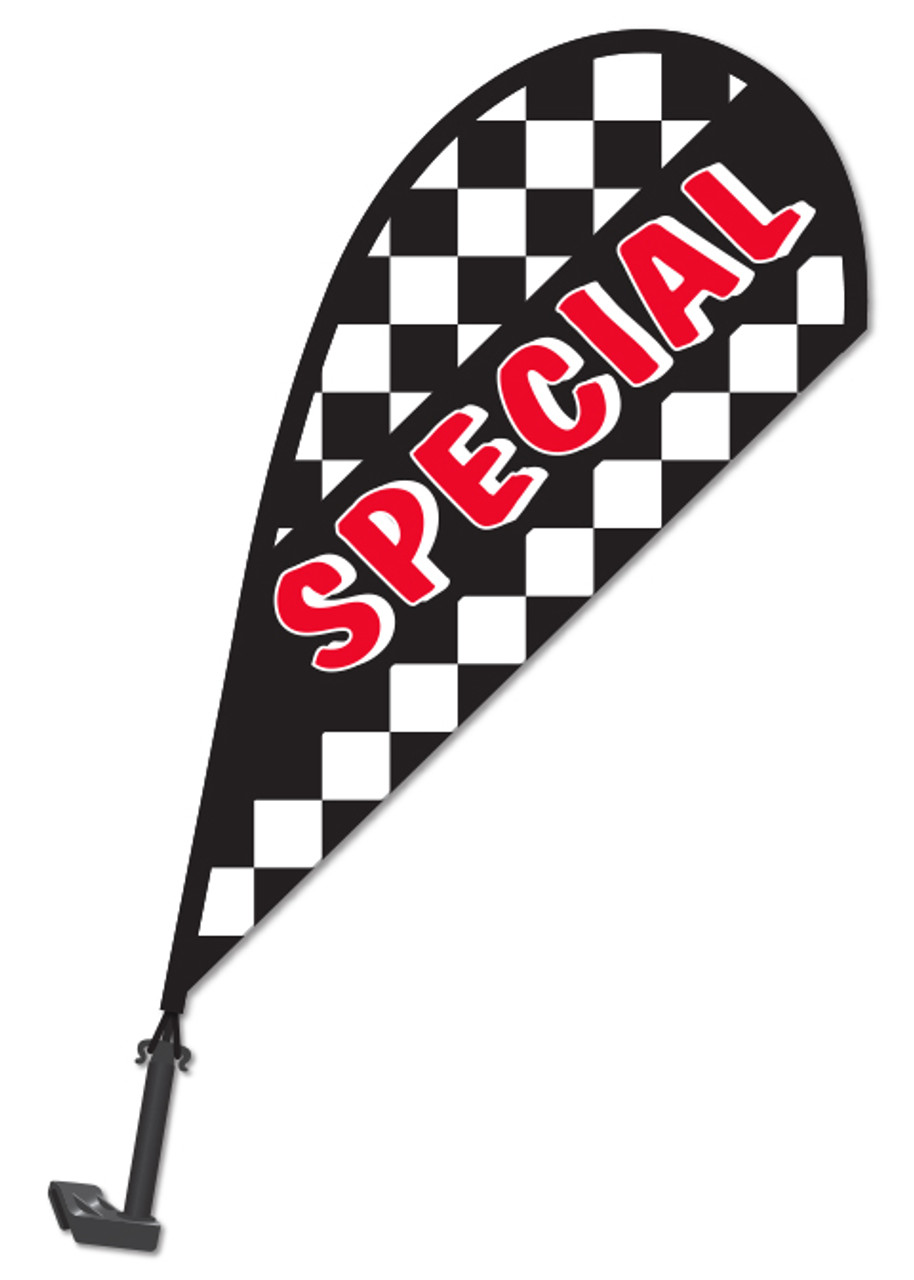 Clip on Paddle Flag - SPECIAL - Qty. 1