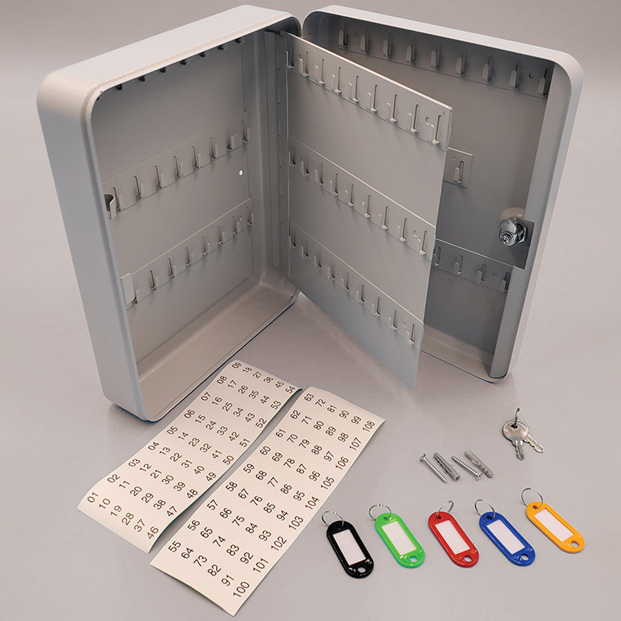 Key Control Cabinet - 105 Key Capacity - Qty. 1