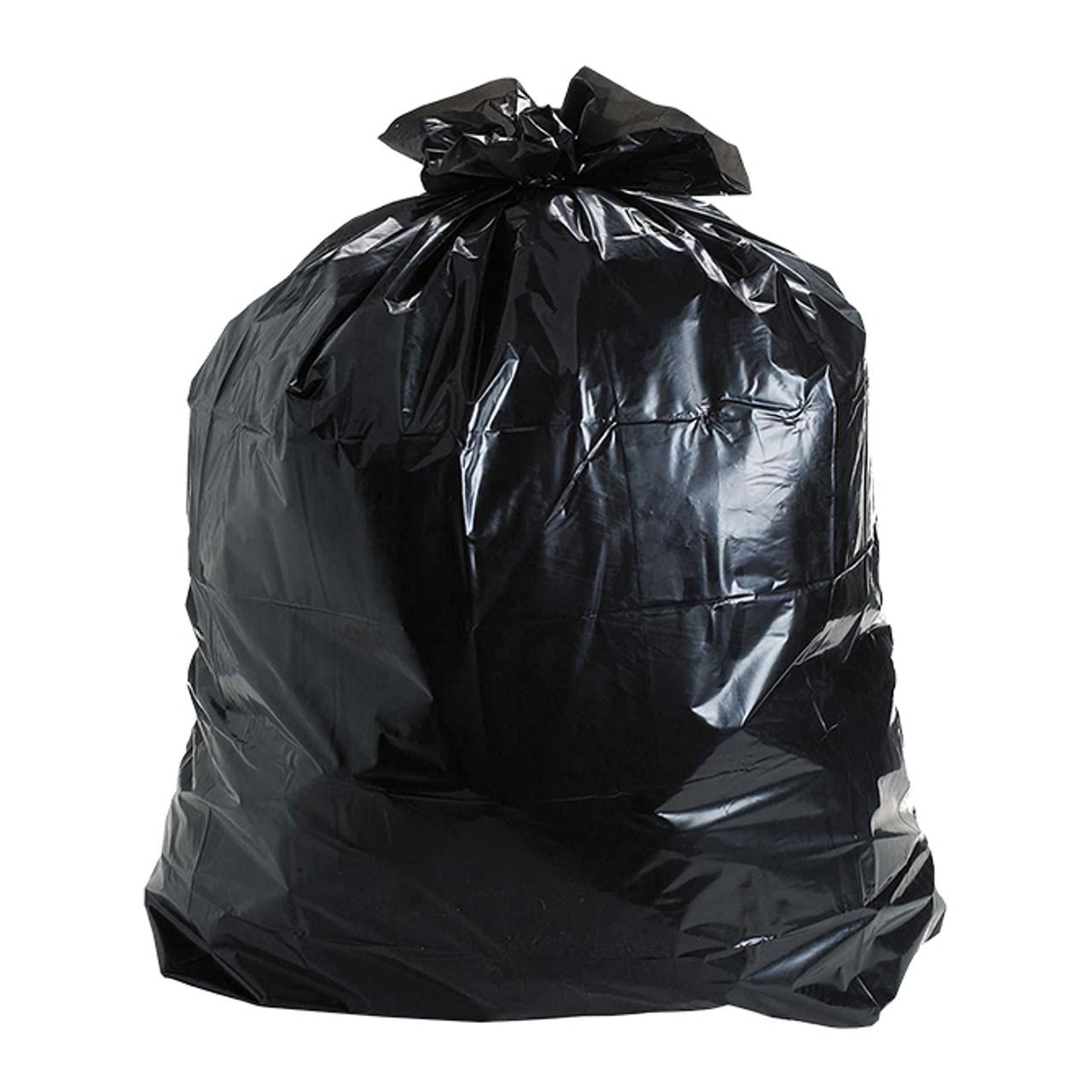 Trash Bags - 12-16 Gallon - .7 mil - Black - 24" x 33" - Qty. 500