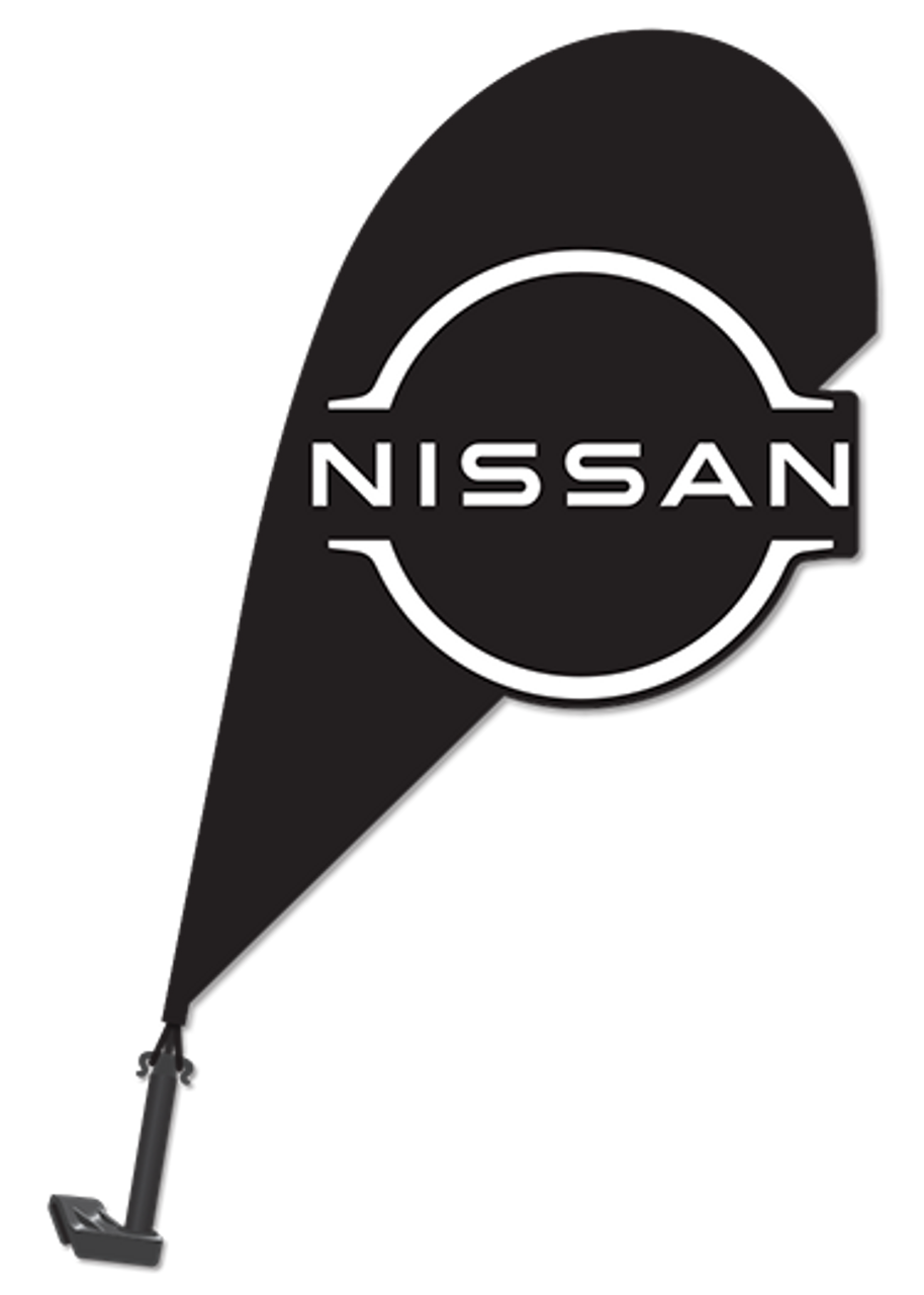 3D Clip on Paddle Flag - Nissan - Qty. 1