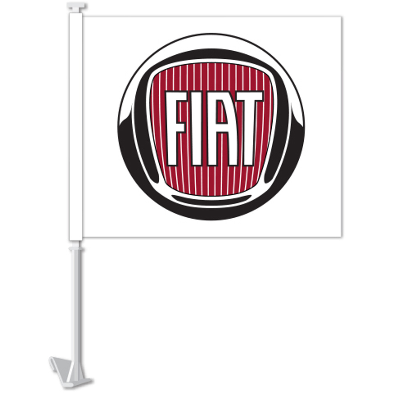 Manufacturer Clip-On Flag - Fiat - Qty. 1