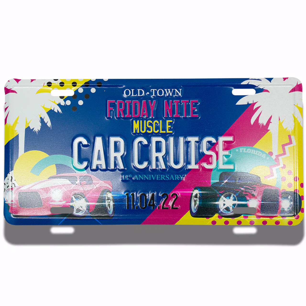 Embossed Aluminum Metal License Plates Karn Automotive Products