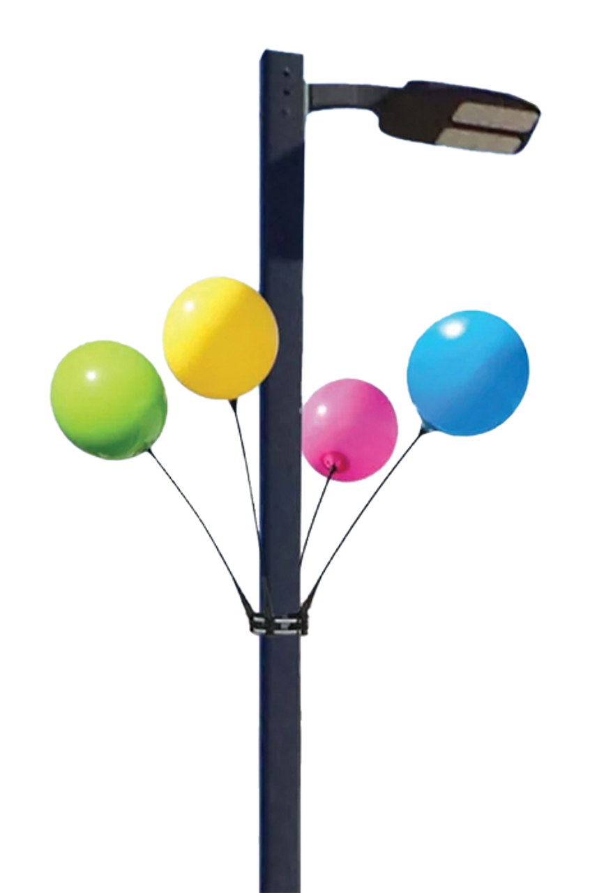 Reusable Balloon, 4 Balloon Light Pole Kit - Qty. 1