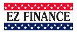 Windshield Banner - EZ Finance - Qty. 1