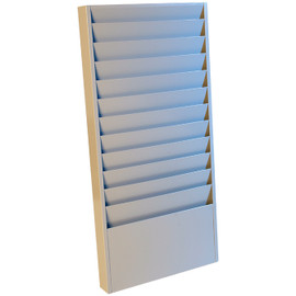 Repair Order Rack - 12 Pocket - Gray Steel - Qty. 1 Repair Order Rack - 12 Pocket - Gray Steel - Qty. 1