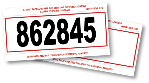 White Mini Border Sign