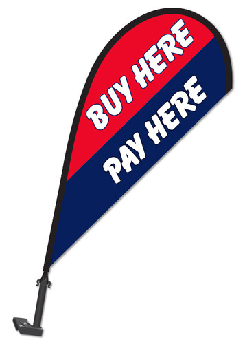 Clip on Paddle Flag - BUY HERE / PAY HERE - Qty. 1