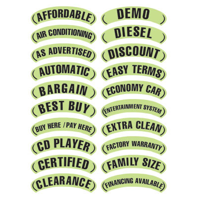 Black & Chartreuse Arch Slogan