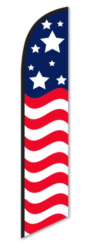 Swooper Banner - AMERICAN FLAG 8 STARS - Qty. 1