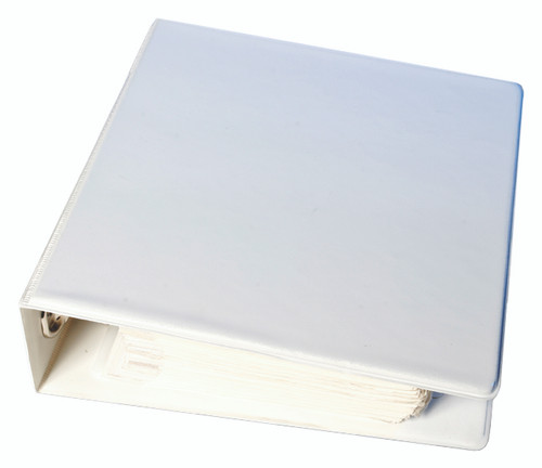 Vinyl Binder for Ring Book Color-Code Items (White)