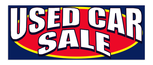 Windshield Banner - Used Car Sale - Qty. 1