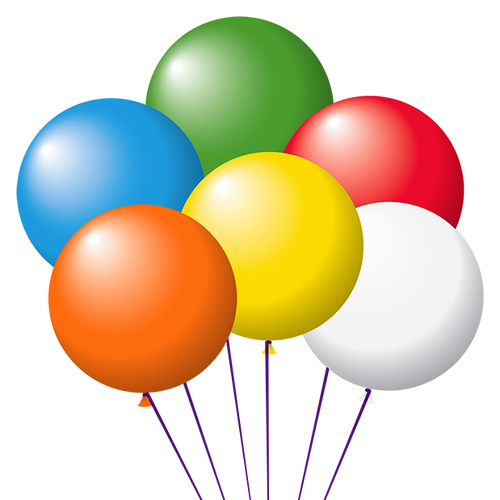 17" Assorted Latex Balloons