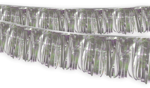 Metallic Streamers - Silver