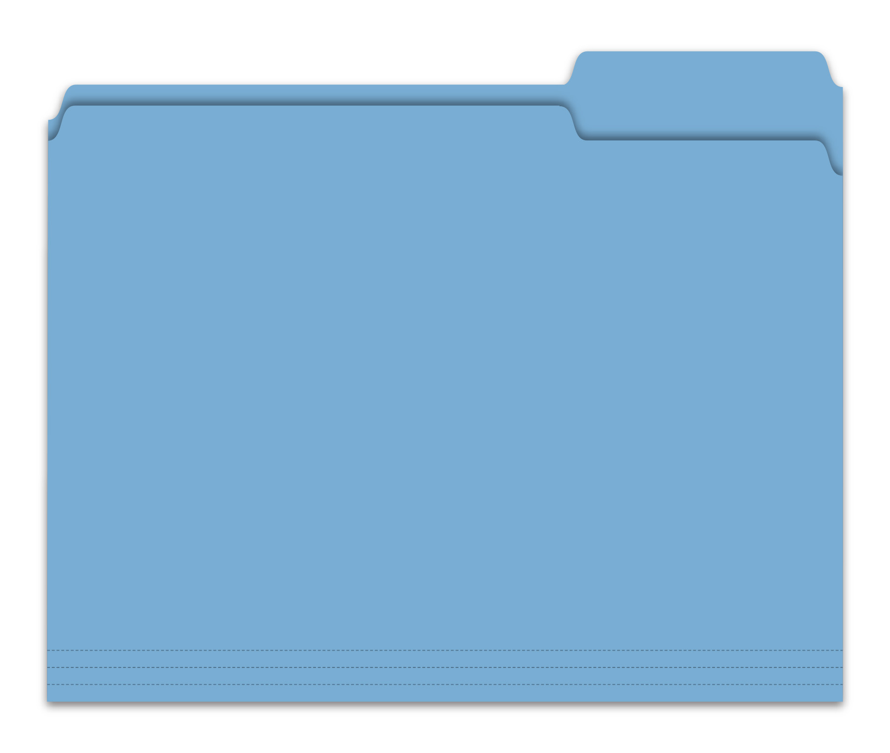 3 Tab File Folder - Plain, Qty. 100 per Box - Karn Automotive Products