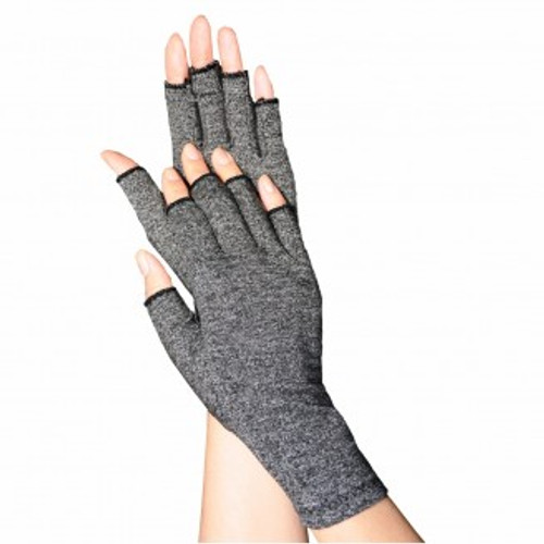 Soft Compression Arthritis Gloves Grey (PAIR)
