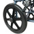 Urban Transit Wheelchair Attendant Propelled 16" Rear Wheels
