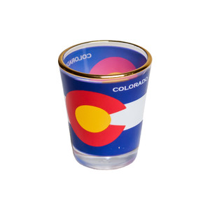63410-SG-Colorado Flag Shot Glass 63410-SG-Colorado Flag Shot Glass