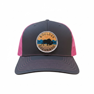 Pastel Bison Circle Cap