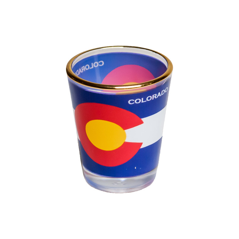 63410-SG-Colorado Flag Shot Glass