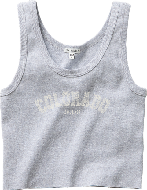 Cropped Ribbed Tank