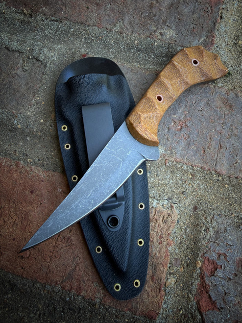 SCRAPITAR-M (NATURAL BURLAP MICARTA/COPPER TUBE/BLACK)