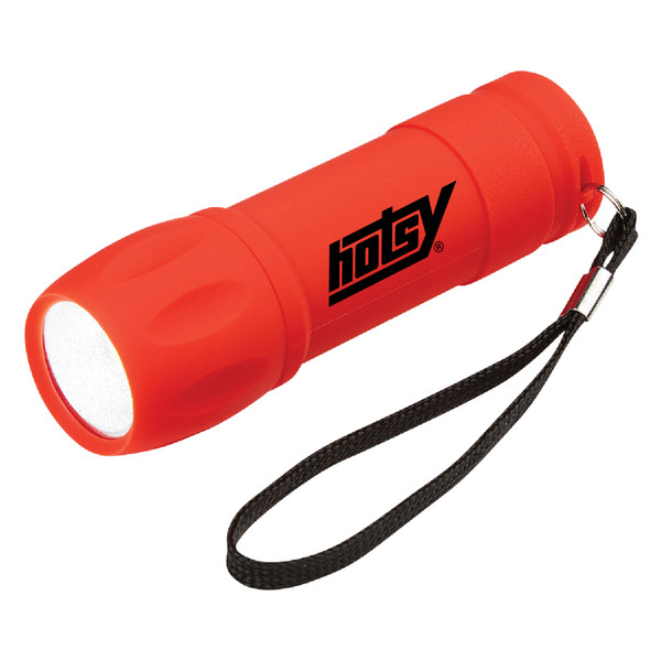 Rubberized COB Light With Strap