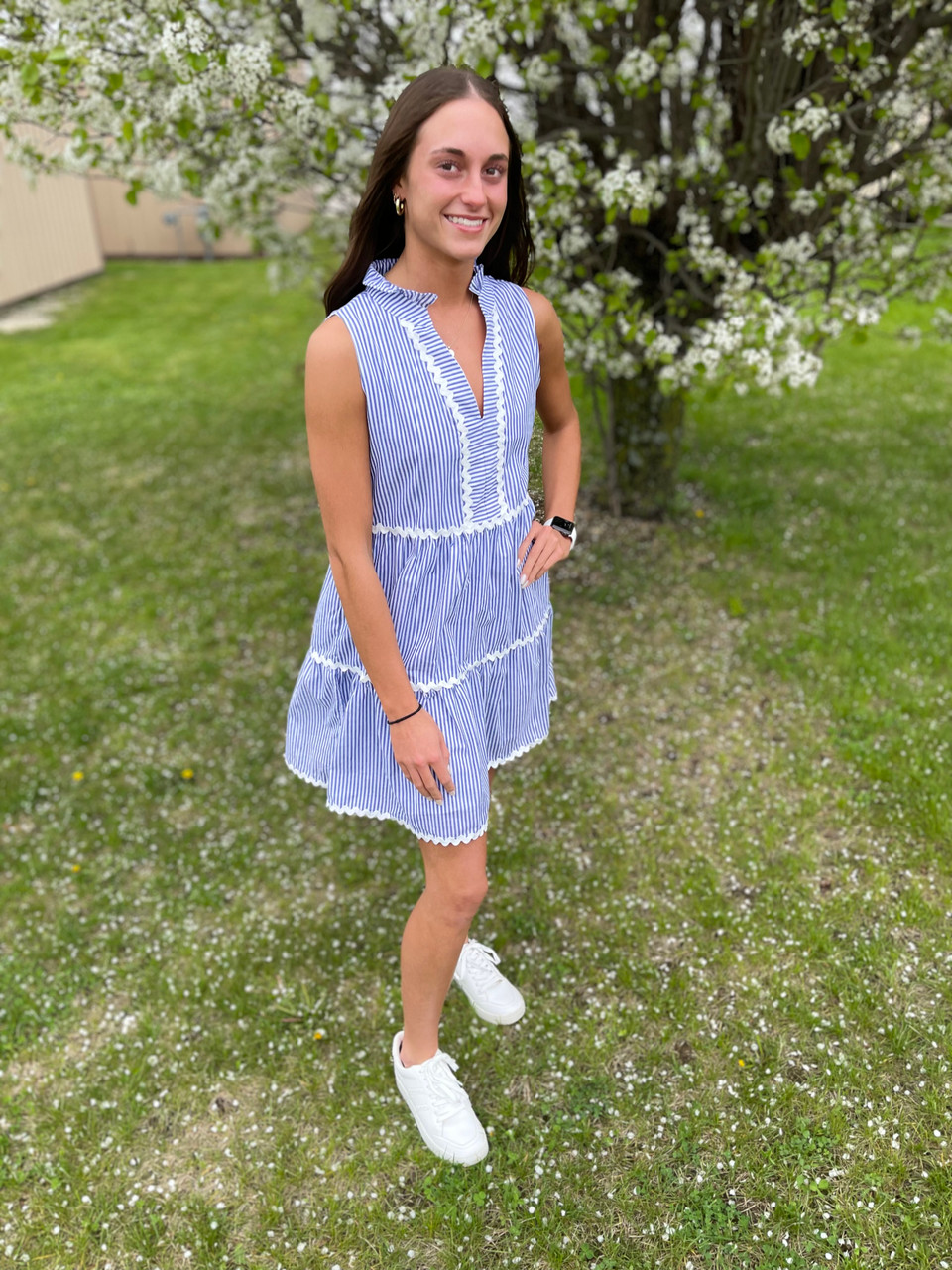 shine bright ruffle trim jewel strap mini dress white Shine Bright Like A Diamond Rhinestone Mini Dress