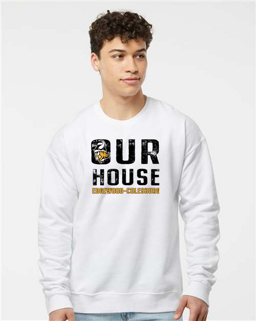 ECVVB25DA3-003 Ed-Co Volleyball Fanwear - Tultex Crew Sweatshirt - Logo 3 - Adult ECVVB25DA3-003 Ed-Co Volleyball Fanwear - Tultex Crew Sweatshirt - Logo 3 - Adult