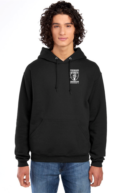 DET2-194FA-008 Jerzee Hooded Sweatshirt- Adult