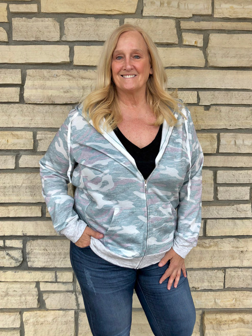 Amara Camo Full Zip